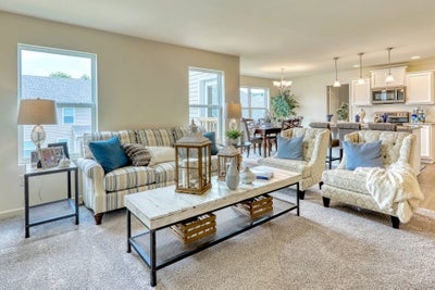 Family Room. Brentwood New Home Floor Plan