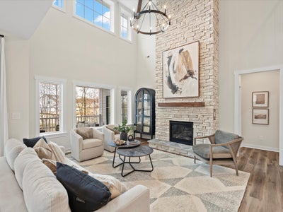 Family Room. 3,088sf New Home in Charlotte, NC