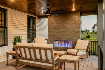 Deck. 4,605sf New Home in Bel Air, MD