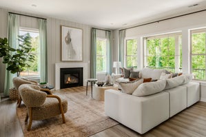 Family Room. New Homes in Davidson, NC