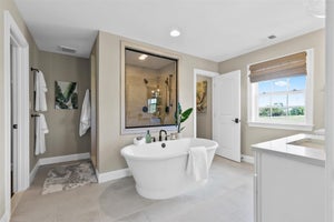 Owner's Bath. Cove at Trindle Spring New Homes in Mechanicsburg, PA