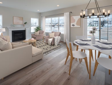 Family Room and Dining Room. 15 Tilghman Trail, Mechanicsburg, PA