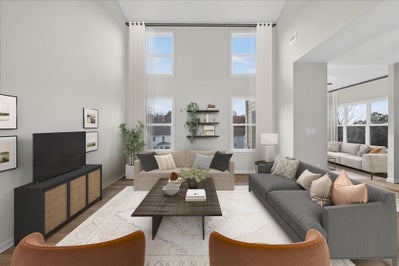 Family Room. 4br New Home in Charlotte, NC