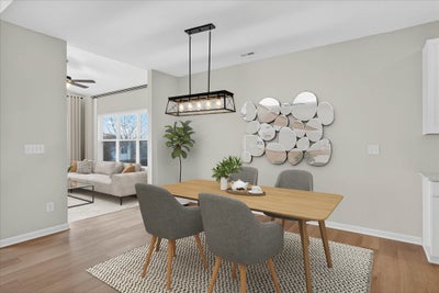 Dining Room. 2,873sf New Home in Charlotte, NC
