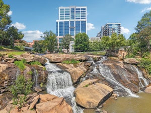Downtown Greenville. Arbor Gate New Homes in Simpsonville, SC