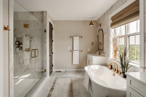 Tranquility Bathroom. West Chester, PA New Homes