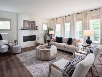 Family Room. Covington Home with 4 Bedrooms
