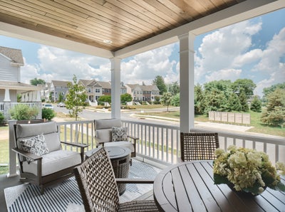 Covered Porch. Lancaster, PA New Home