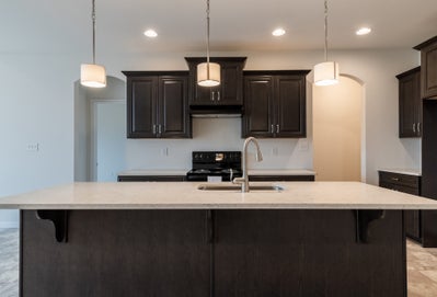 Classic Kitchen. Arcadia Home with 3 Bedrooms