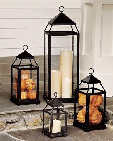 Lantern Thanksgiving Centerpiece