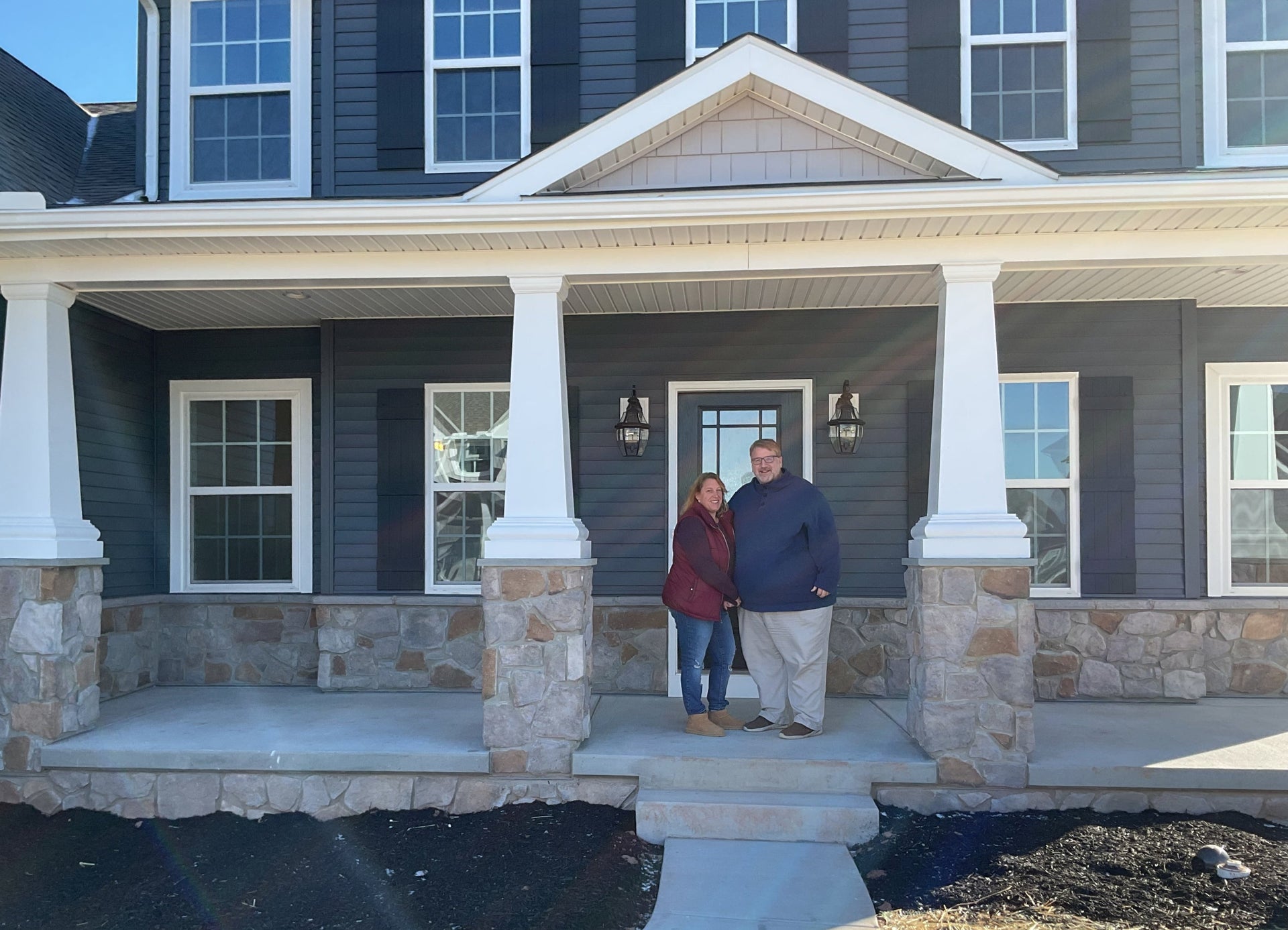 Built a Augusta at Retreat at Boyertown Farms in Gilbertsville, PA James R.