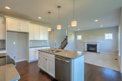 Classic Kitchen & Family Room. Brentwood Home with 4 Bedrooms