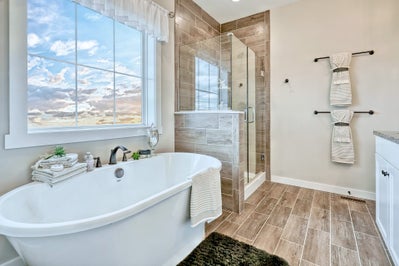 Serenity Bath. Milton New Home Floor Plan