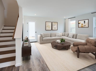 Family Room. 2,277sf New Home in Windsor, PA