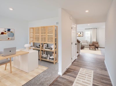 Study and Foyer. New Home in Windsor, PA