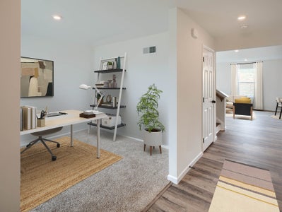 Study and Foyer. 4br New Home in Windsor, PA